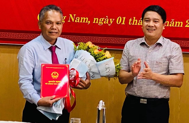 Ông Phùng Văn Huy - Phó Chủ tịch UBND huyện Tiên Phước được điều động, bổ nhiệm giữ chức vụ Phó Giám đốc Sở GDĐT tỉnh Quảng Nam